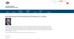 Desktop Screenshot of jordan.embassy.gov.au