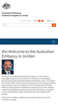 Mobile Screenshot of jordan.embassy.gov.au