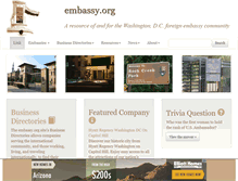 Tablet Screenshot of embassy.org