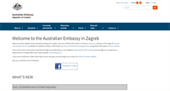 Desktop Screenshot of croatia.embassy.gov.au