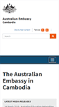 Mobile Screenshot of cambodia.embassy.gov.au