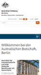 Mobile Screenshot of germany.embassy.gov.au