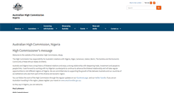 Desktop Screenshot of nigeria.embassy.gov.au