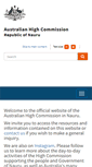 Mobile Screenshot of nauru.embassy.gov.au